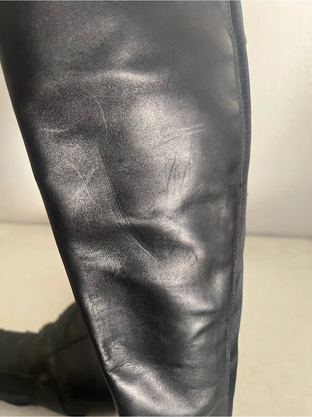Classic Black Over-the-Knee Riding Boots